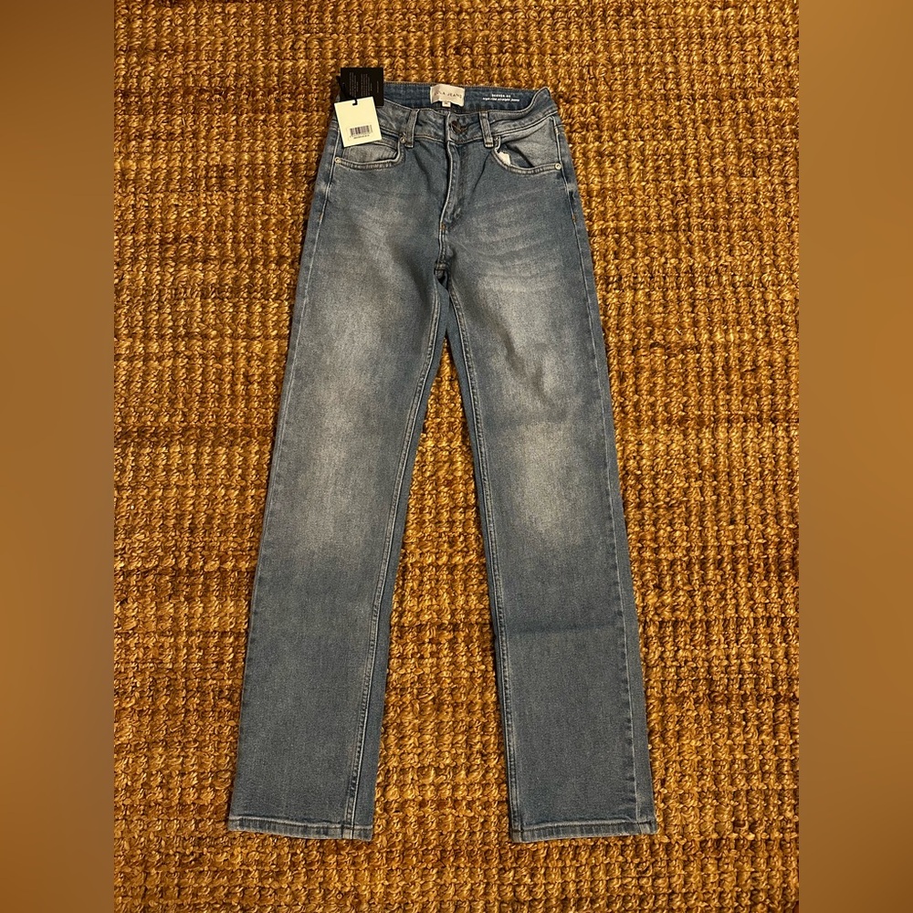 LOLA Denver DS High Rise Straight Blue Women's Jeans Size 24